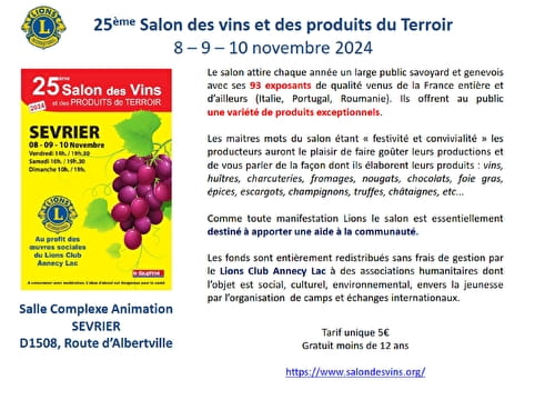 Salon des Vins et Produits du Terroir