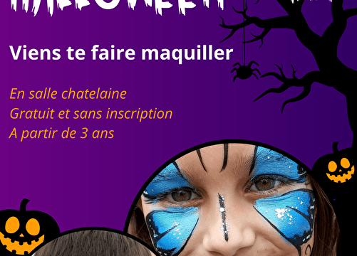 Atelier maquillage Le 31 oct 2024