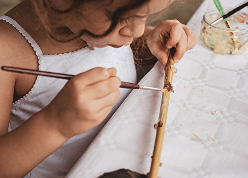 Atelier fabrication de baguette magique