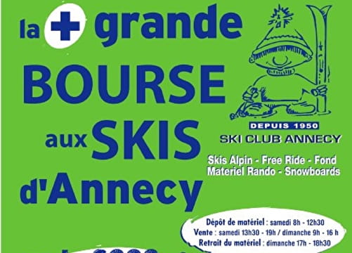 Bourse aux skis Du 19 au 20 oct 2024