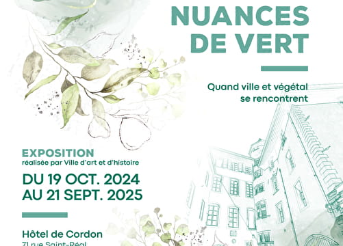 Exposition : 50 nuances de vert, quand ville et végétal... Du 19/10/2024 au 21/9/2025