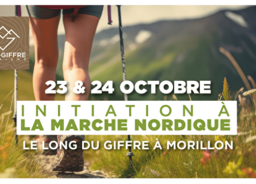 Initiation à la marche nordique le long du Giffre Du 22 au 29 oct 2024