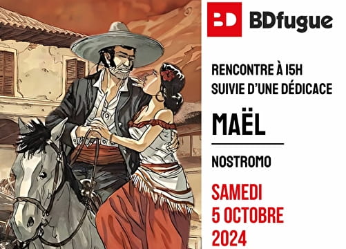 Séance de dédicaces de Mael Le 5 oct 2024