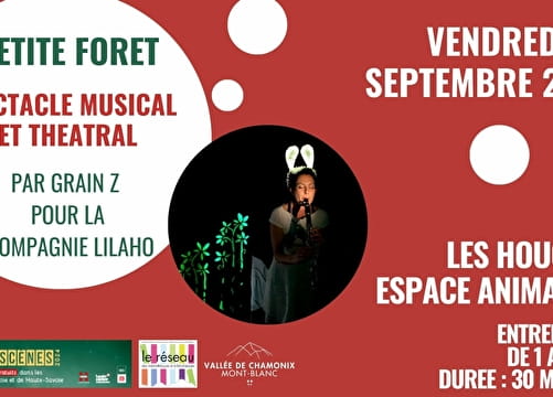 Spectacle théâtral et musical - Petite Forêt Le 20 sept 2024