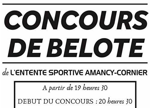 Concours de belote de l