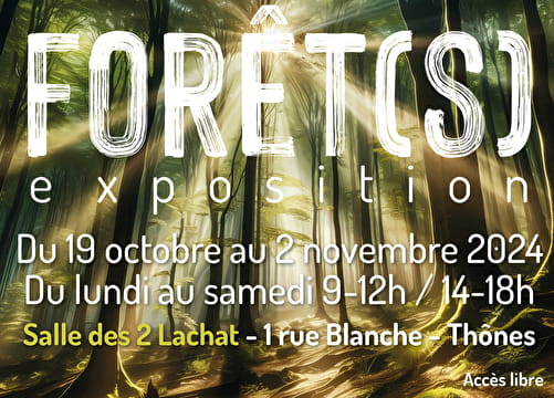 Exposition Forêt(s) Du 19 oct au 2 nov 2024