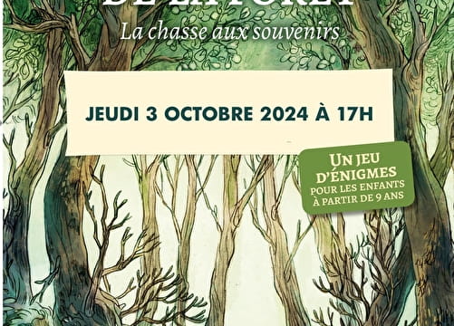 Escape game - Mémoires de la forêt- Semaine Bleue Le 3 oct 2024