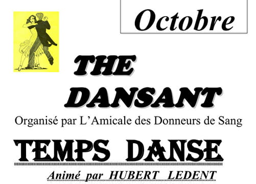 Thé dansant Le 27 oct 2024