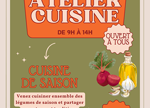 Atelier cuisine de saison